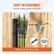 Natural Rolled Wicker Fence Decorative Privacy Screen for Garden Patio Balcony Pool